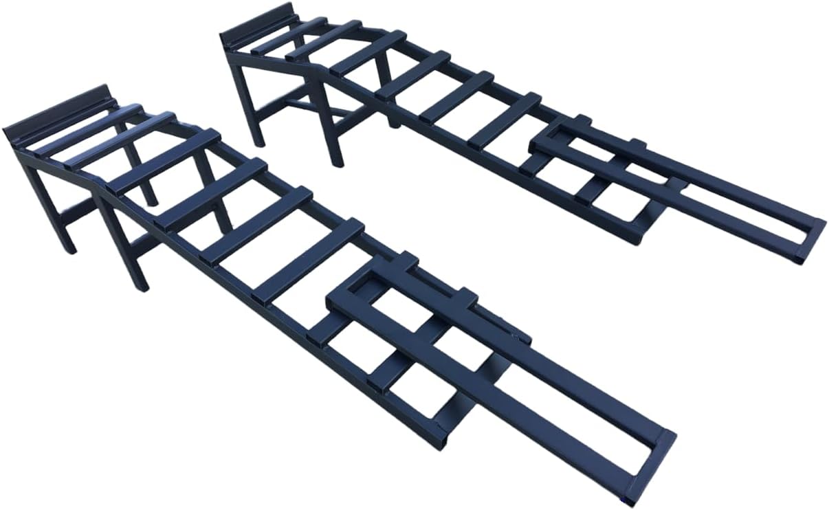 Rampy Samochodowe 2 sztuki 4000 kg z Przedłużeniami - 330mm Wysokość, 280mm Szerokości | MajdTech