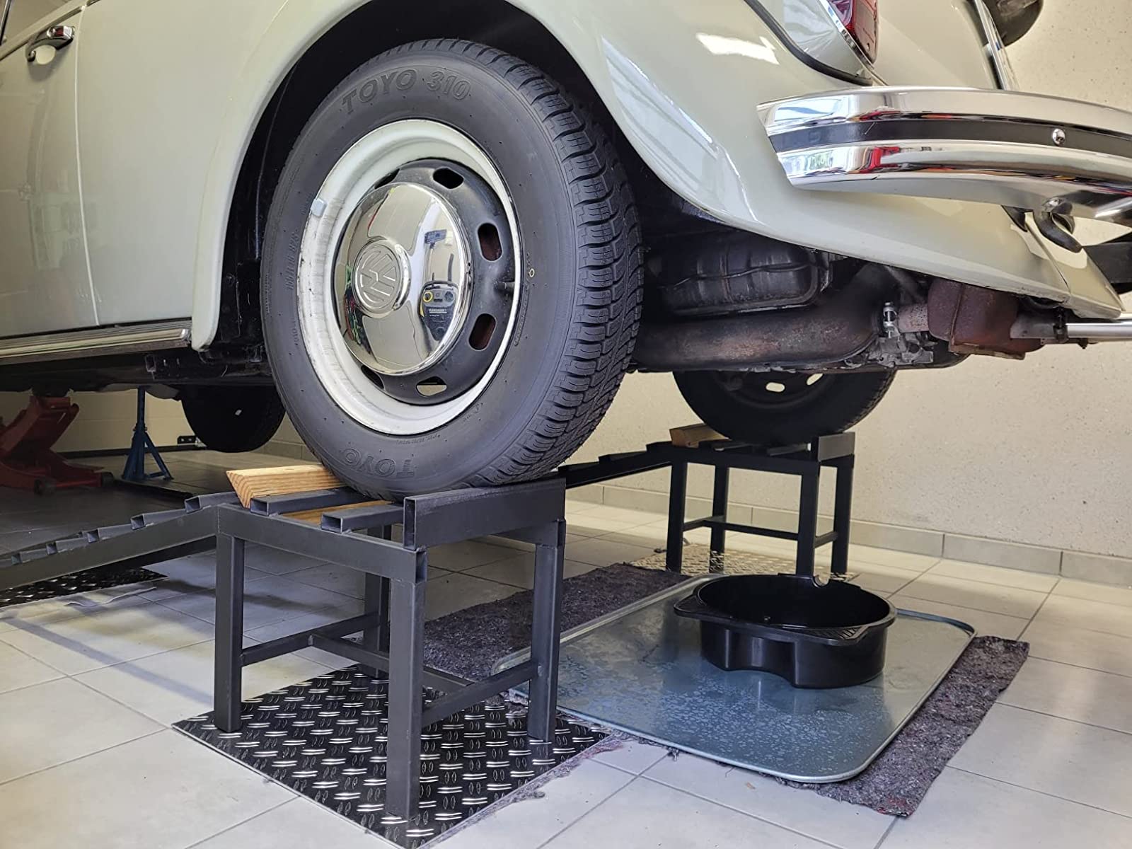 Rampy Samochodowe 2 sztuki 4000 kg - 330mm Wysokość | Profesjonalne Najazdy Samochodowe | MajdTech