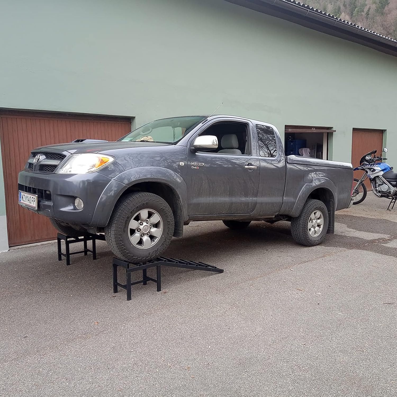 Rampy Samochodowe 2 sztuki 4000 kg z Przedłużeniami - 330mm Wysokość, 280mm Szerokości | MajdTech