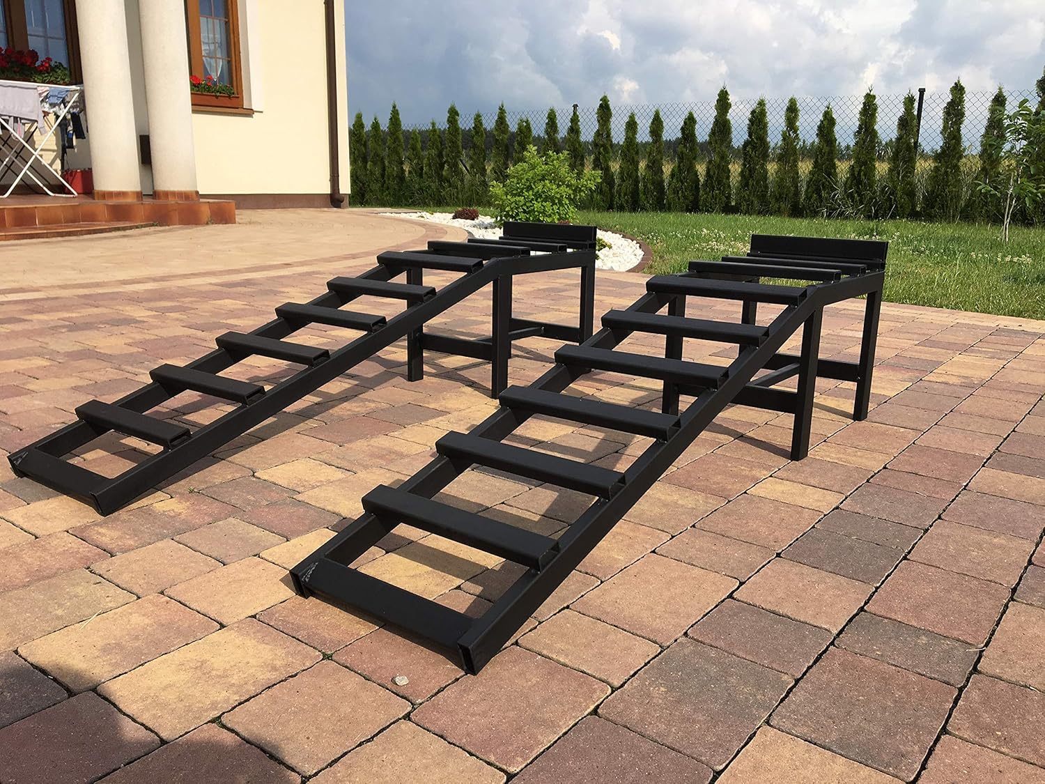 Rampy Samochodowe 2 szt. 4000 kg - 330mm Wysokość | Profesjonalne Najazdy Samochodowe